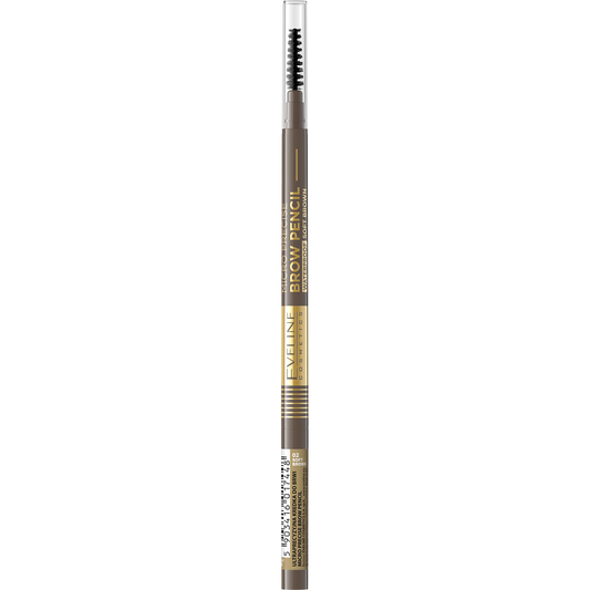 EVELINE COSMETICS MICRO PRECISE BROW PENCIL WATERPROOF - 02 Soft Brown