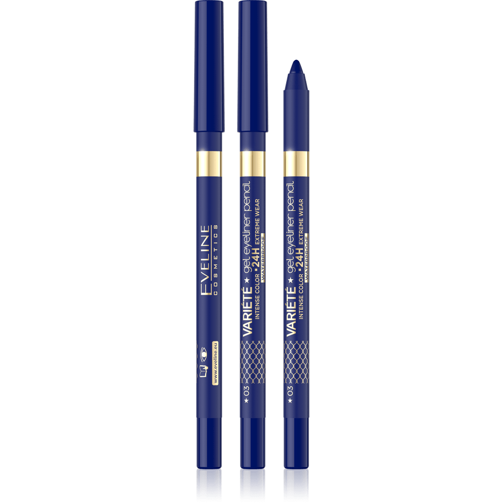 EVELINE COSMETICS VARIÉTÉ GEL EYELINER PENCIL -03 Blue