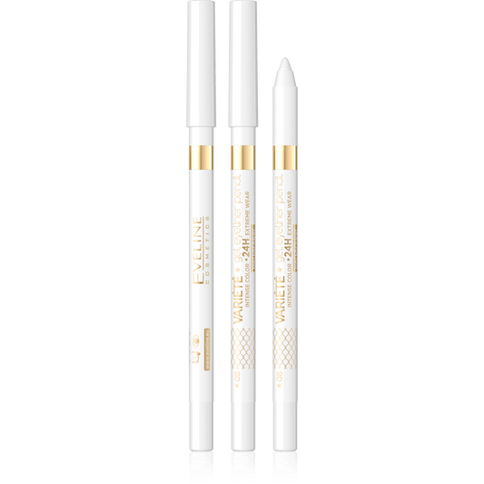 EVELINE COSMETICS VARIÉTÉ GEL EYELINER PENCIL -08 White