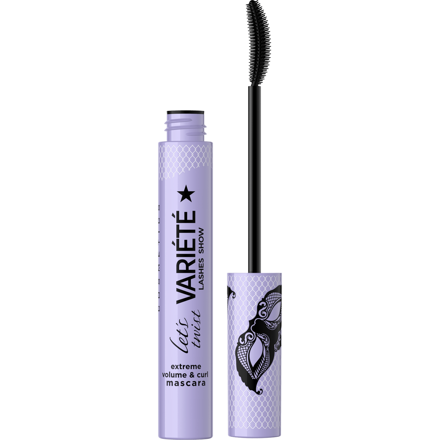 EVELINE COSMETICS VARIÉTÉ LASHES SHOW LET'S TWIST EXTREME VOLUME & CURL MASCARA