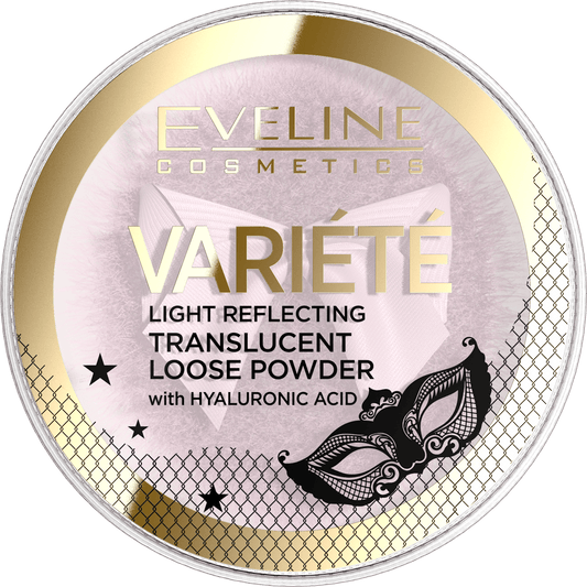 EVELINE COSMETICS VARIÉTÉ LIGHT REFLECTING TRANSLUCENT FACE & UNDER EYE LOOSE POWDER