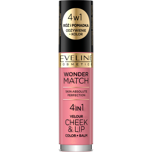 Eveline Cosmetics Wonder Match 4 IN 1 Velour Cheek & Lip 03