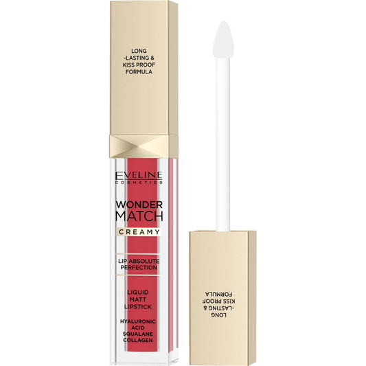Eveline Cosmetics Wonder Match Liquid Matt Lipstick - 06 CLASSIC RED