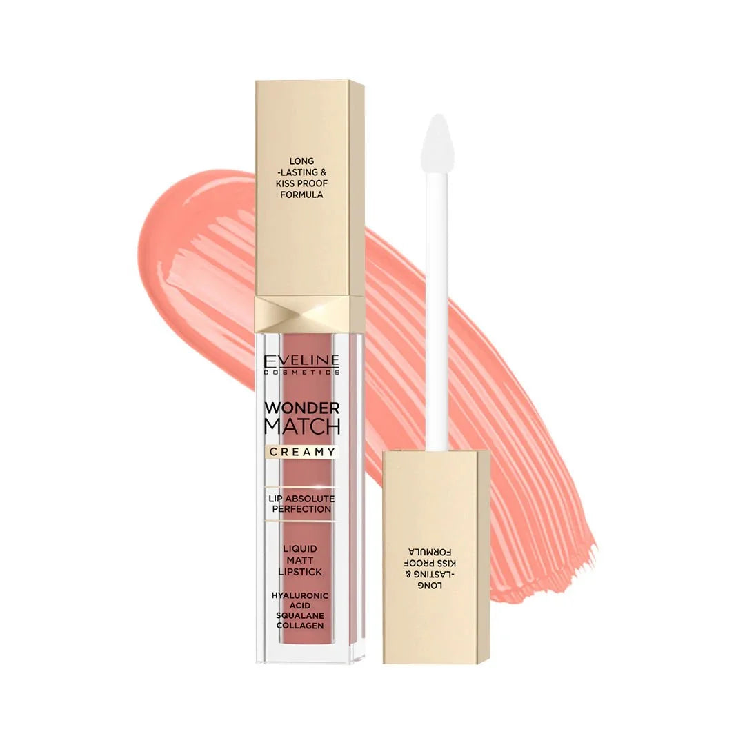 Eveline Cosmetics Wonder Match Liquid Matt Lipstick - 09 DREAM NUDE