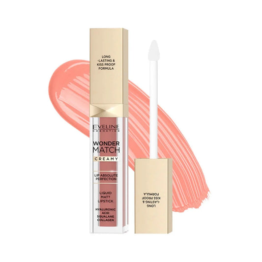 Eveline Cosmetics Wonder Match Liquid Matt Lipstick - 09 DREAM NUDE