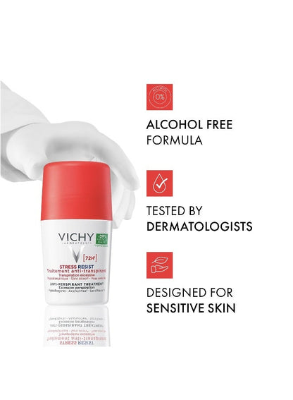 72 Hours Stress Resist Excessive Perspiration Deodorant White/Red 50ml