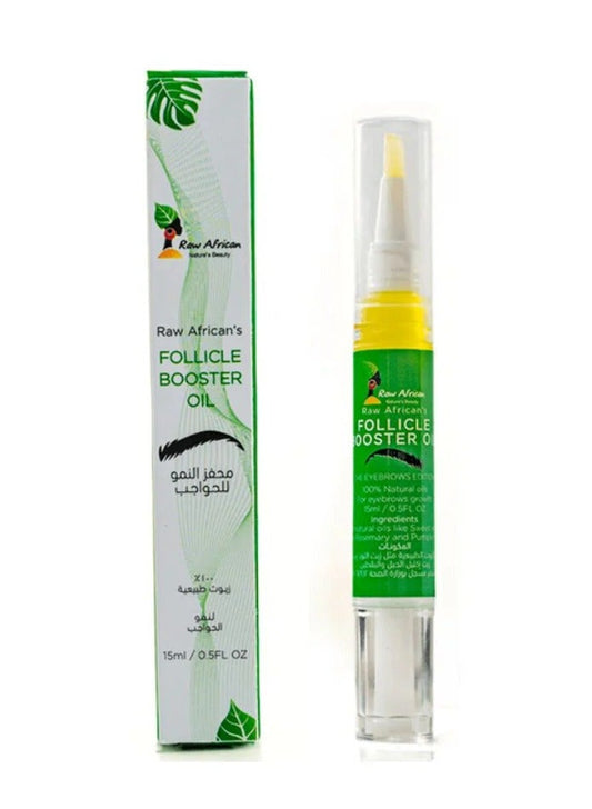 Raw African Eyebrows Follicle Booster Oil -15 Ml (Packaging may vary)