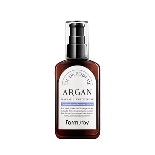 ماء عطر بزيت الأرغان للشعر والمسك الأبيض