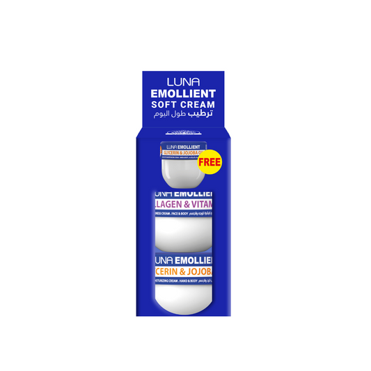 طقم كريم Luna Emollient Soft