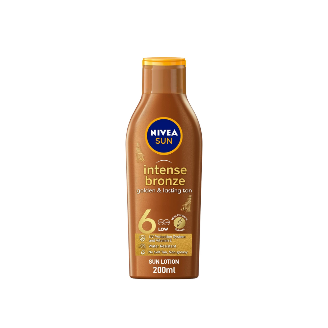Nivea Sun Intense Bronze Golden & Lasting Tan Spf6 Lotion 200ml