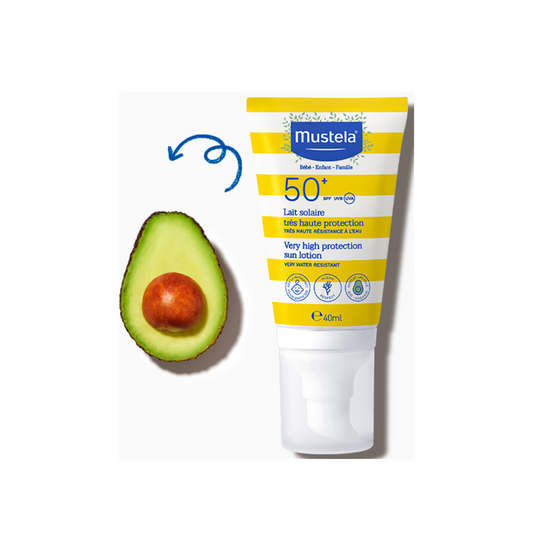 لوشن موستيلا الواقي من الشمس ذو الحماية العالية جدًا SPF 50+ 40 مل