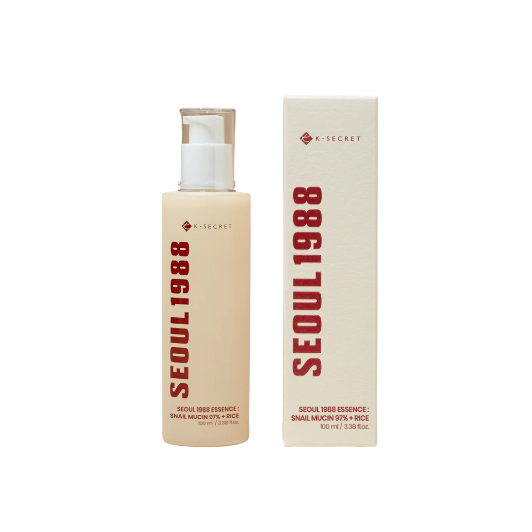 K-secret Seoul 1988 Essence Snail Mucin 97%+ Rice 100ml