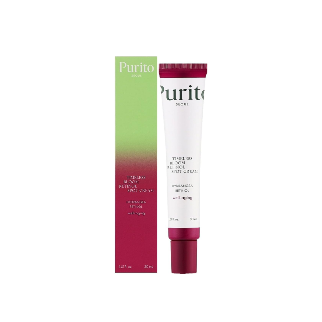 Purito Seoul Timeless Bloom كريم ريتينول للمناطق المعرضة للشوائب 30 مل