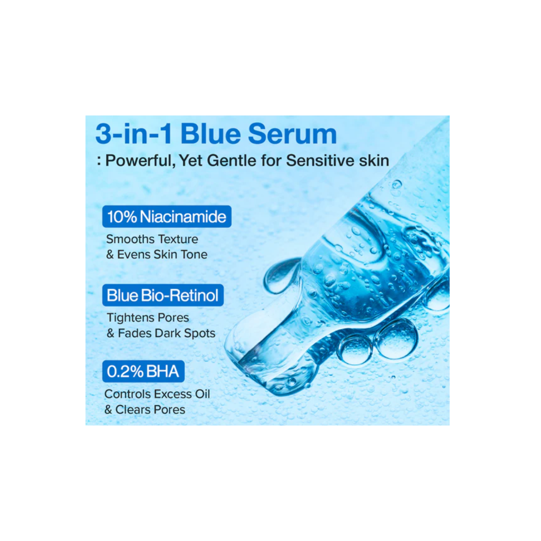 Numbuzin No.3 Blue Bio-Retinol سيروم تنقية المسام 30 مل