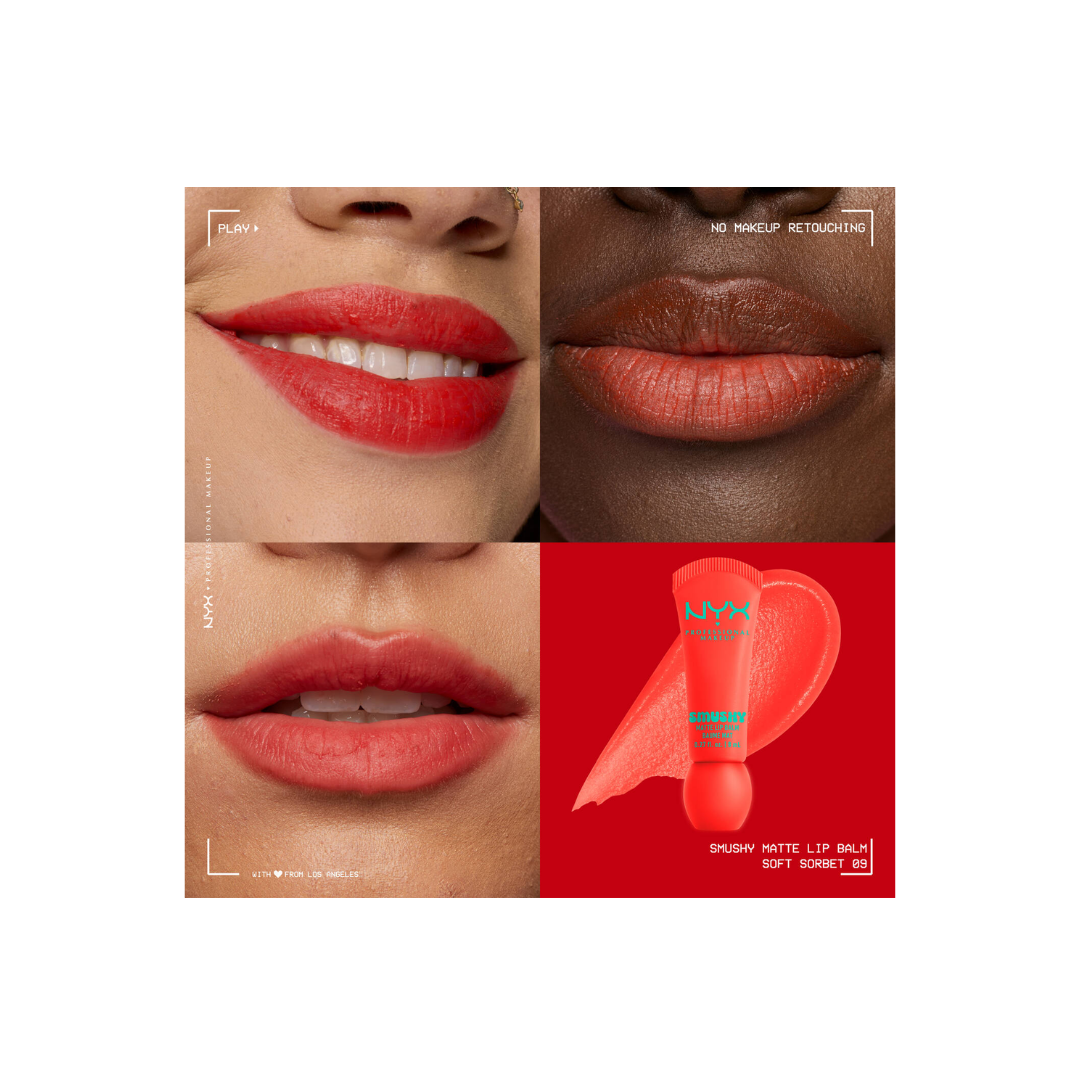 NYX Professional Makeup Smushy Matte Lip Balm Soft Sorbet
