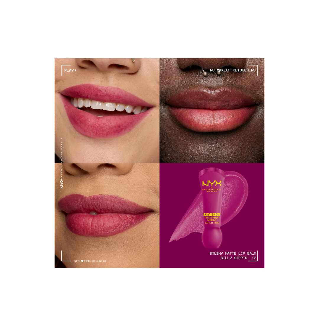 NYX Professional Makeup مرطب الشفاه Smushy Matte Silly Sippin’