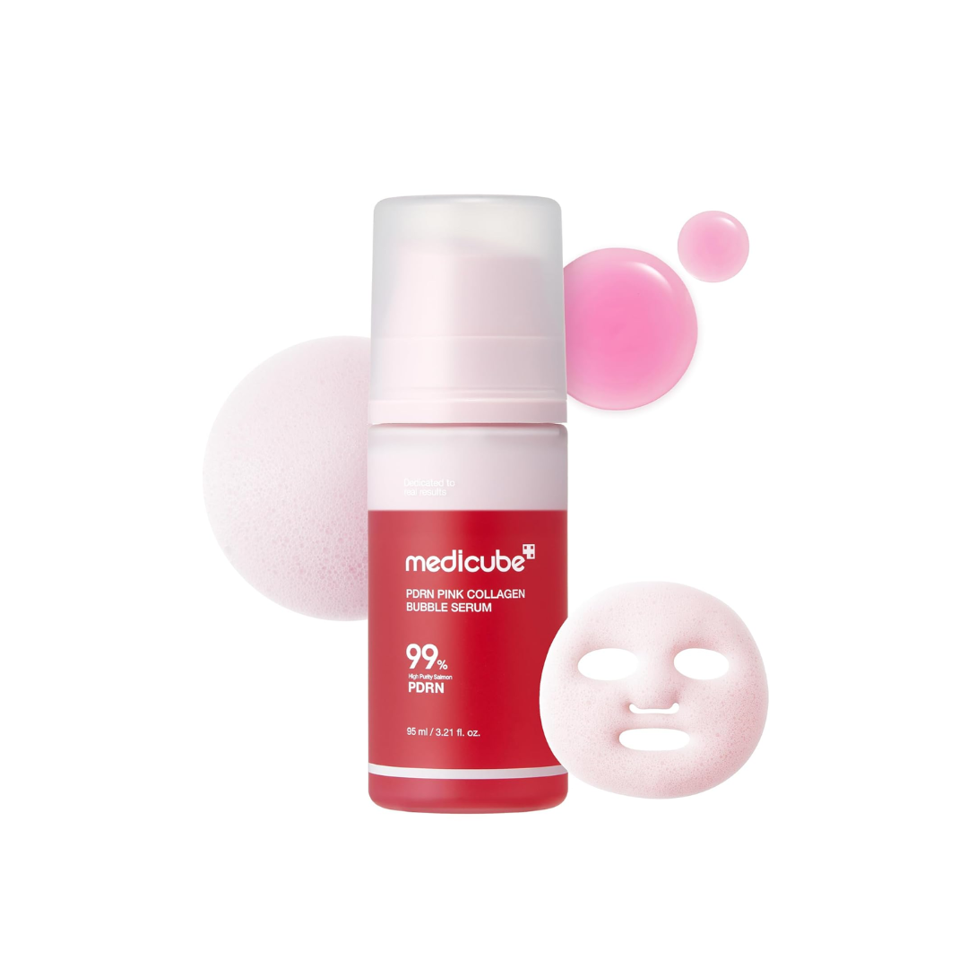 Medicube PDRN Pink Collagen Bubble Serum
