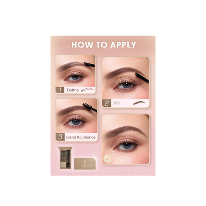 Sheglam Puff Brow Palette