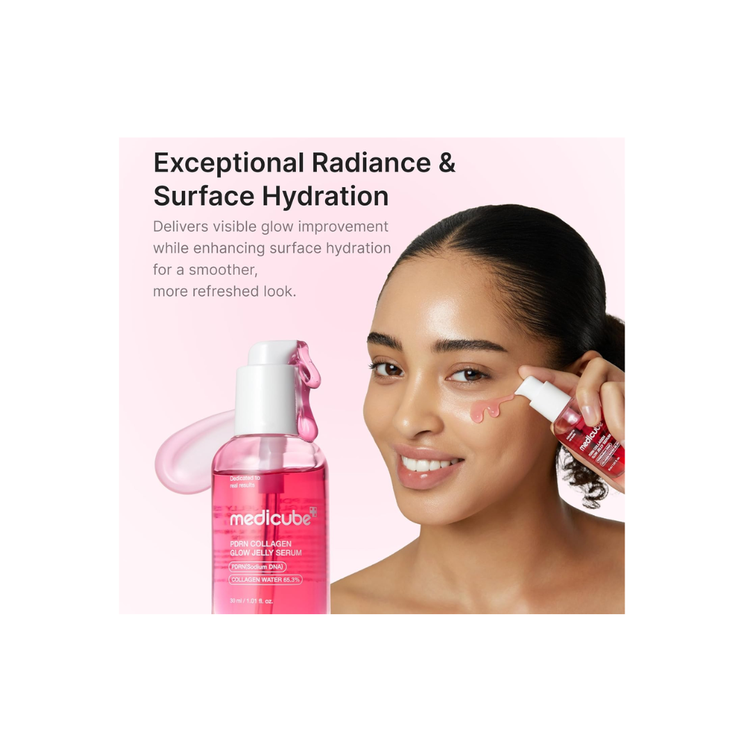 Medicube PDRN Pink Collagen Glow Jelly Serum