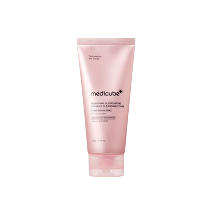 Medicube PDRN Pink Glutathione Capsule Cleansing Foam