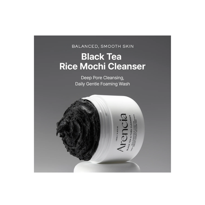 Arencia Black Tea Rice Mochi Cleanser