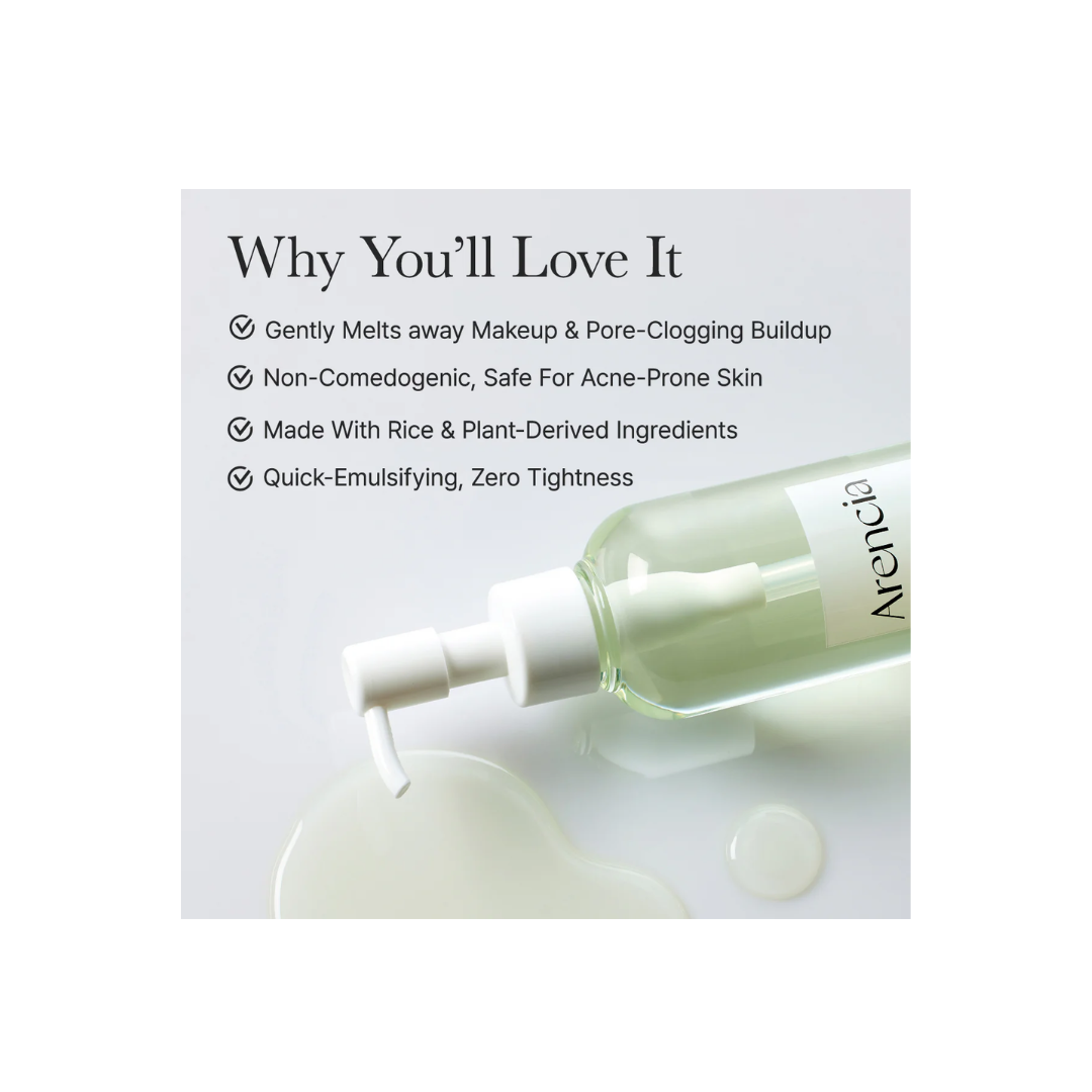 Arencia Pore Melt Mochi Makeup-Removing Cleansing Oil