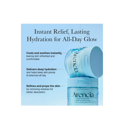 Arencia PDRN Hyaluronic Acid Deep Hydration Toner Pads