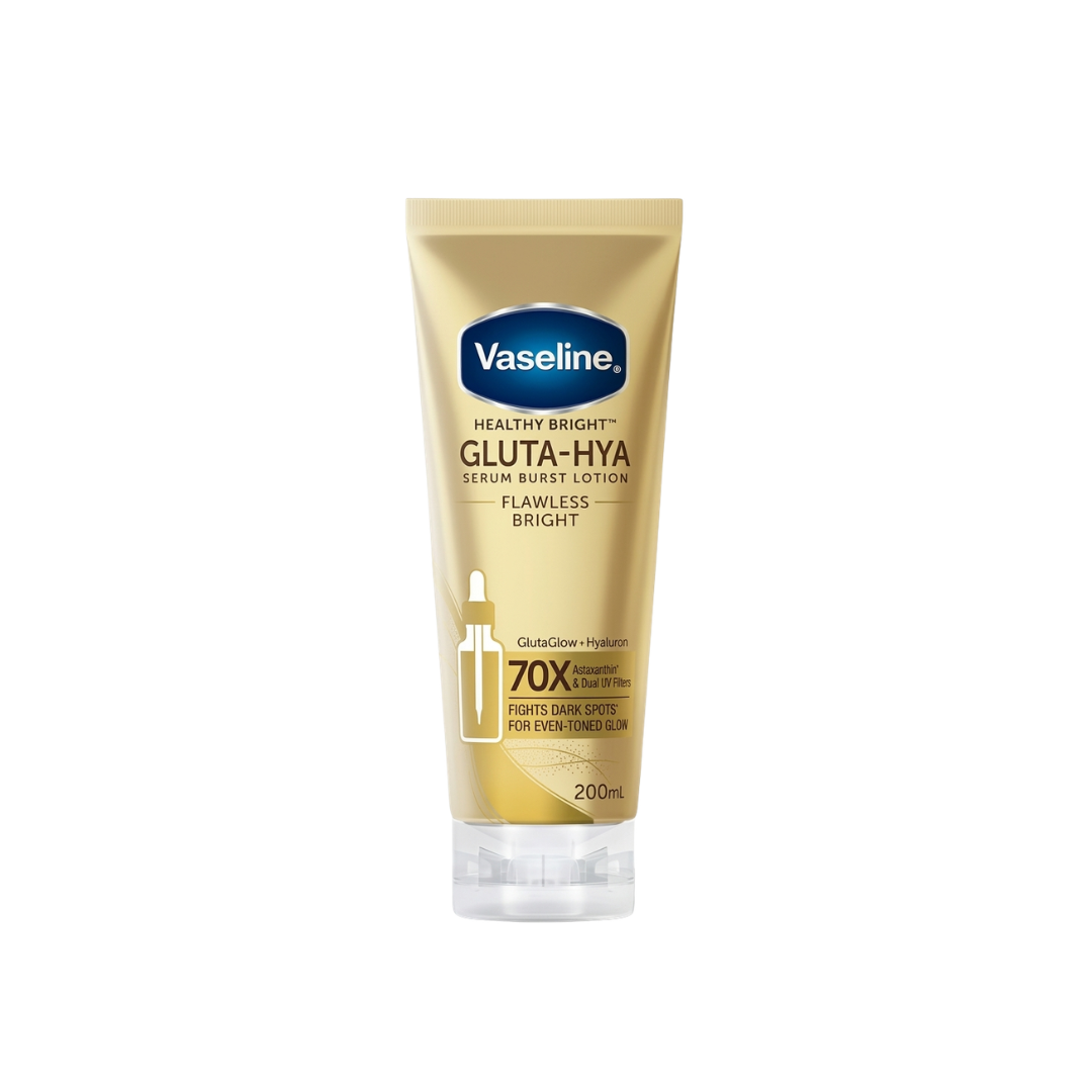 Vaseline Healthy Bright Gluta-Hya Serum Burst Lotion Flawless Bright