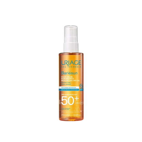 زيت يورياج بارياسان الجاف الجميل بعامل حماية SPF50+ بحجم 200 مل
