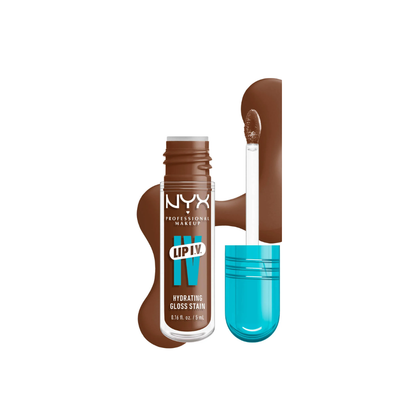 NYX Professional Makeup Lip I.V. Hydrating Lip Gloss Stain 03 Splash N Spice
