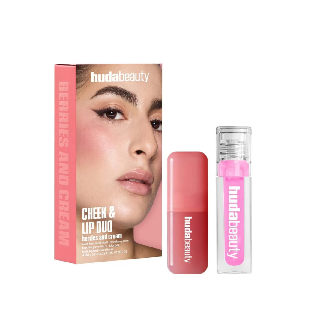 Huda Beauty Cheek & Lip duo Berries and Cream