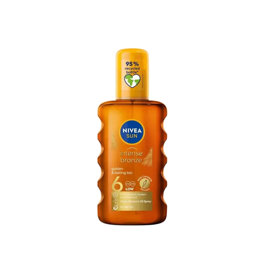 بخاخ زيت التسمير من نيفيا بمعامل حماية SPF6 سعة 200 مل