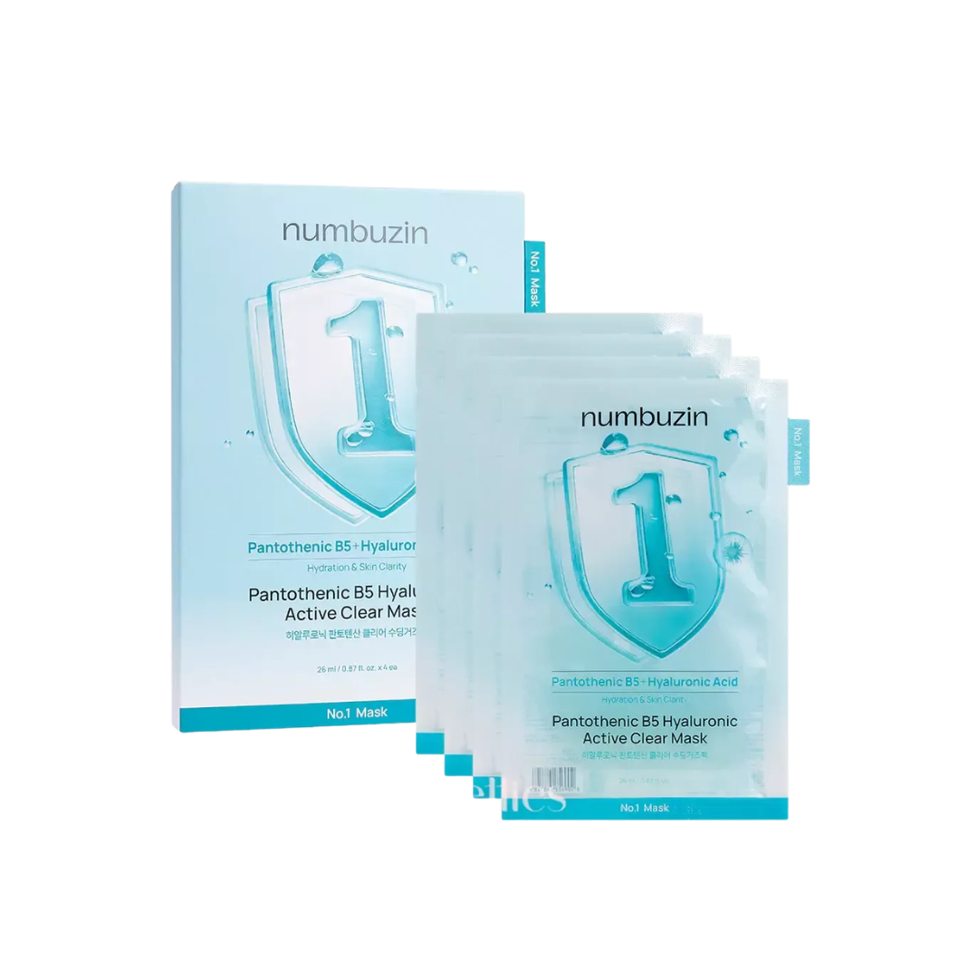 Numbuzin No.1 Pantothenic B5 Hyaluronic Active Clear Mask