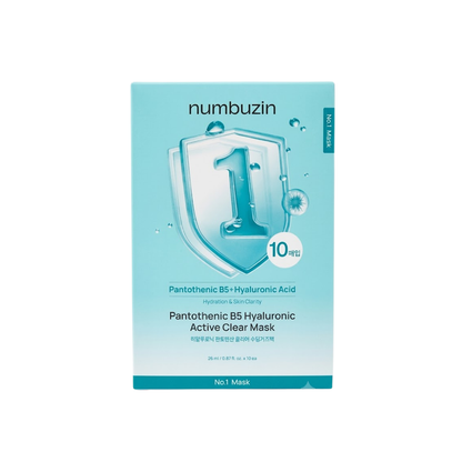 Numbuzin No.1 Pantothenic B5 Hyaluronic Active Clear Mask