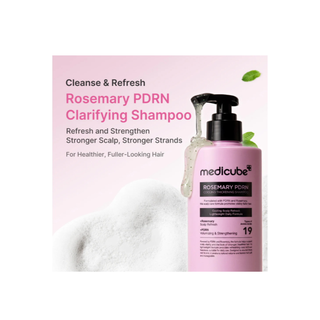 Medicube Rosemary PDRN Cooling Thickening Shampoo