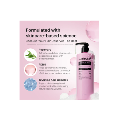 Medicube Rosemary PDRN Cooling Thickening Shampoo