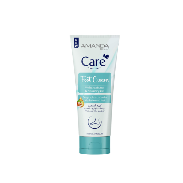 Amanda Milano Care Foot Cream with Shea Butter & Nourishing Oils
