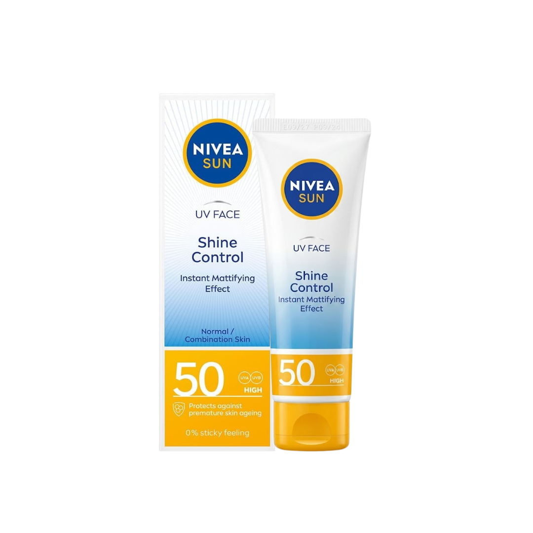 Nivea Sun UV Face Shine Control Instant Mattifying Effect SPF 50 Sunscreen