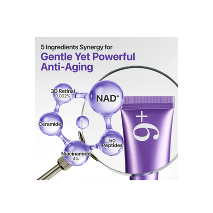 Numbuzin No.9 NAD+ Retinal Volumetox Eye Cream