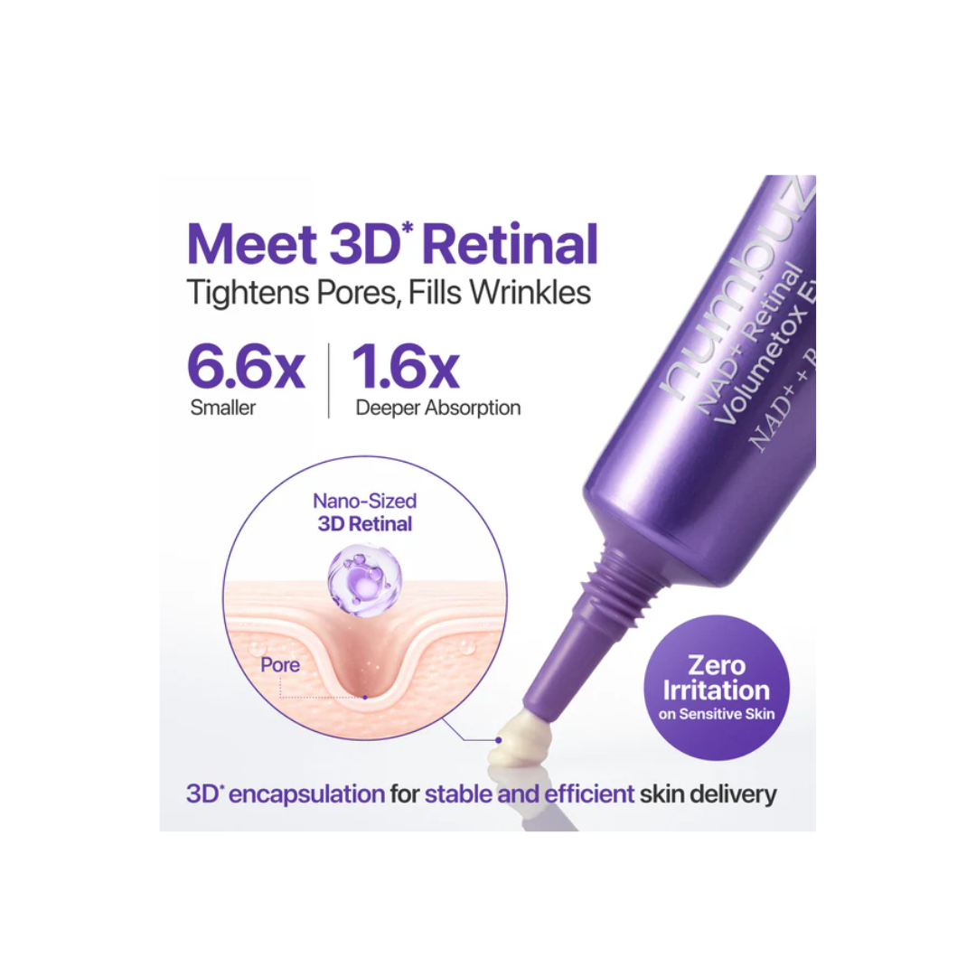 Numbuzin No.9 NAD+ Retinal Volumetox Eye Cream