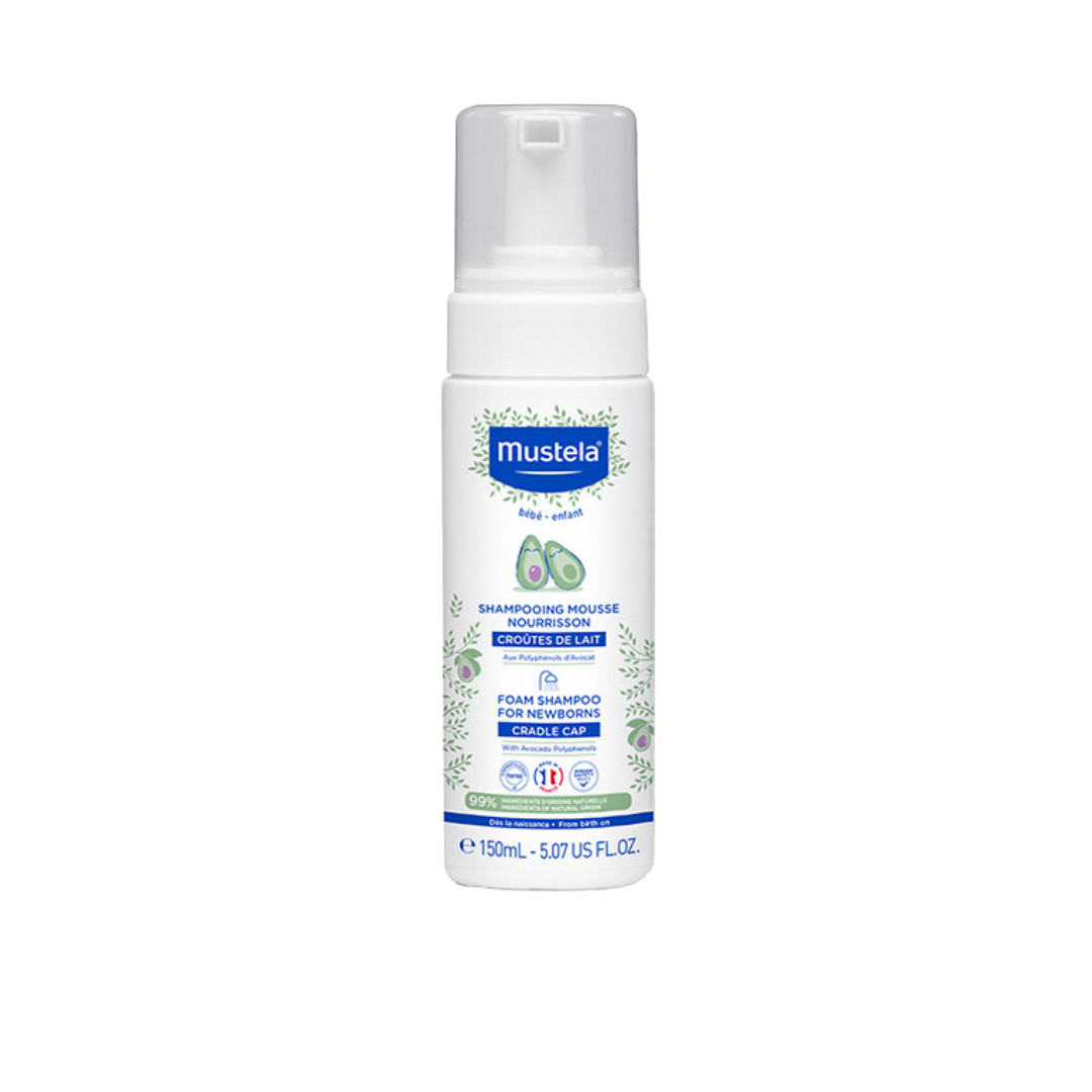Mustela Newborn Baby Foam Shampoo 150ml