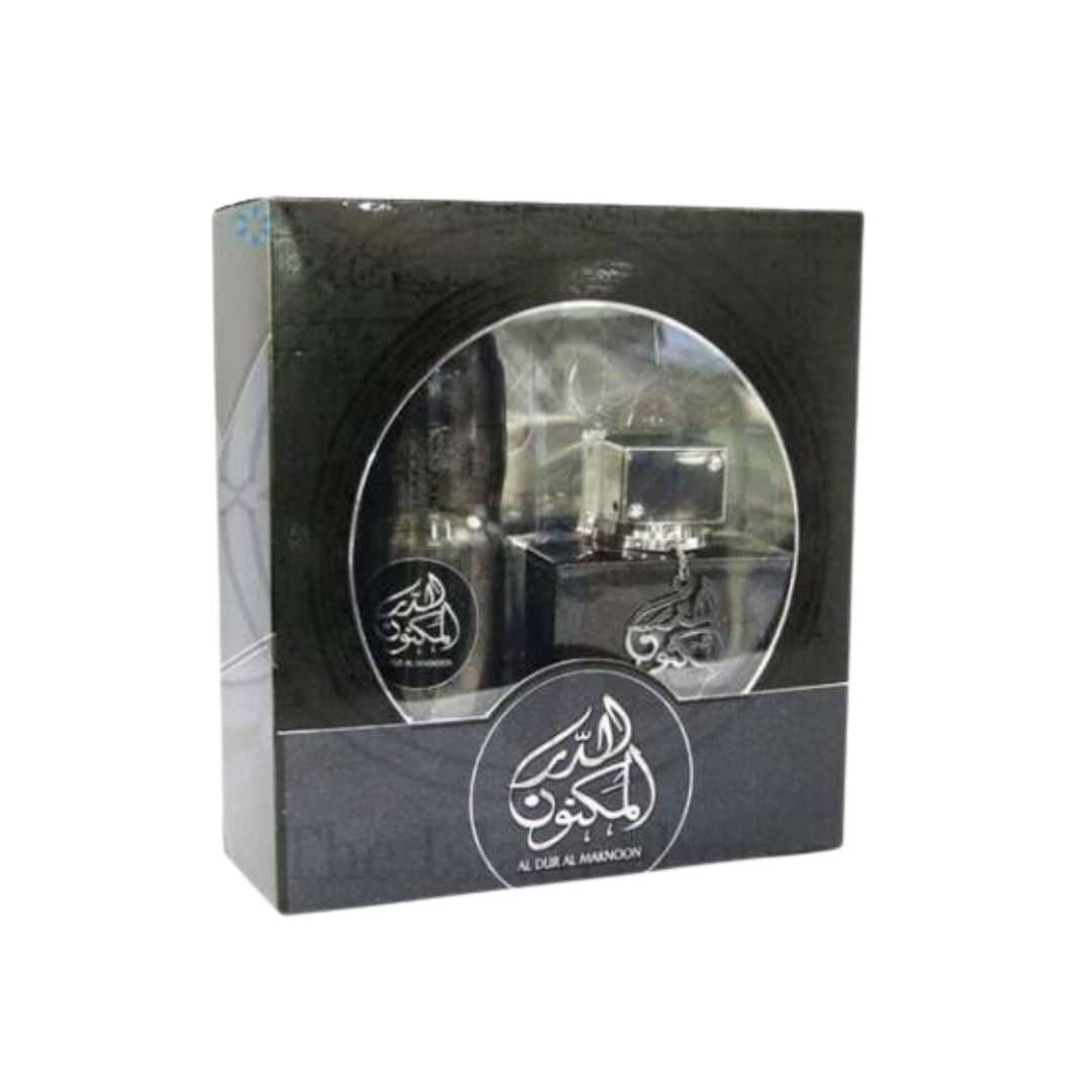 Lattafa Al Dur Al Maknoon Eau de Parfum Gift Set For Men