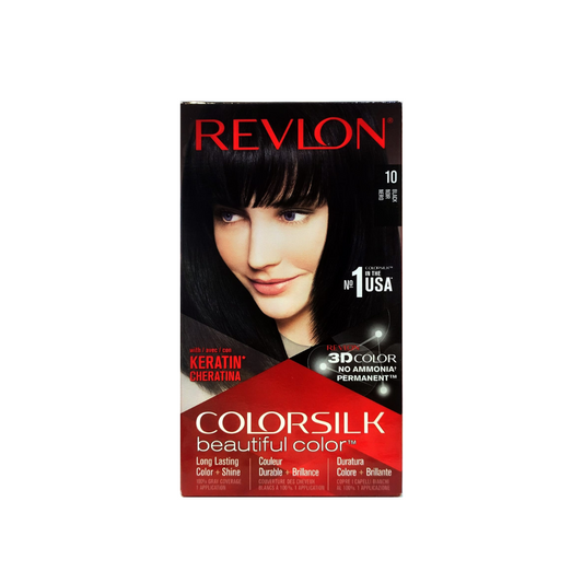 Revlon Professional Color Silk صبغة شعر جميلة لون أسود 10