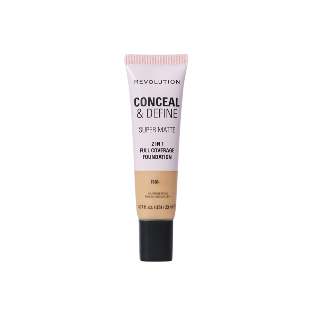 Revolution Conceal & Define Super Matte Tube Foundation