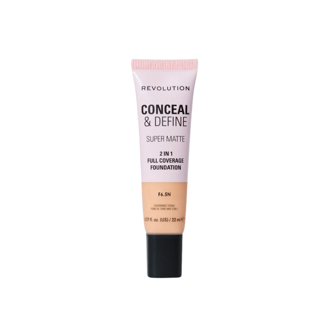 Revolution Conceal & Define Super Matte Tube Foundation