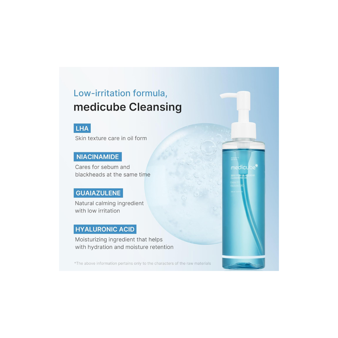 Medicube Zero Pore Blackhead Deep Cleansing Oil