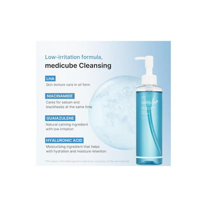 Medicube Zero Pore Blackhead Deep Cleansing Oil
