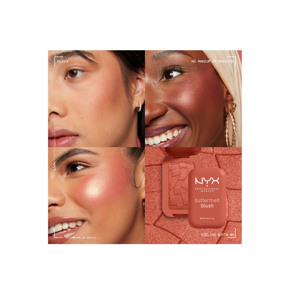 أحمر الخدود NYX Professional Makeup Buttermelt - درجة Feeling Butta