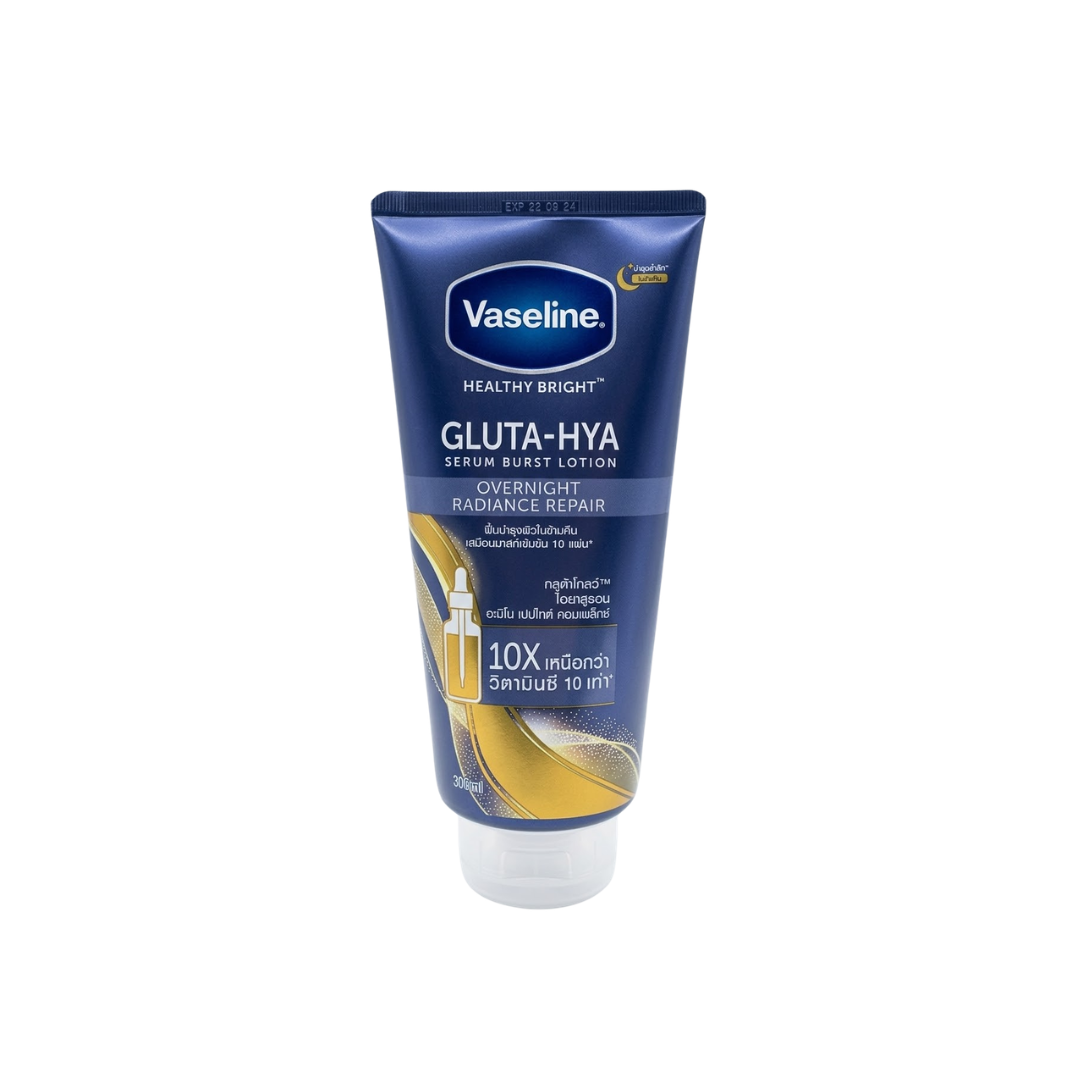 Vaseline Healthy Bright Gluta-Hya Serum Burst Lotion Overnight Radiance Repair