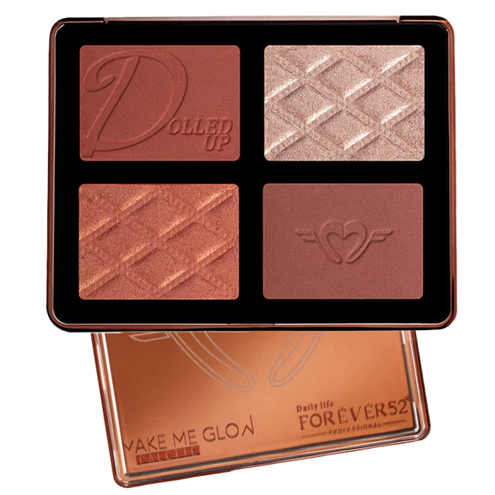 forever52 make me glow highlighter &amp; blush palette